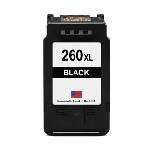 U.S. Remanufactured for Canon PG-260XL Black Ink Cartridge