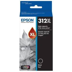 New, Pre-Owned - Epson 312XL High-Yield Black Ink Cartridge, T312XL120