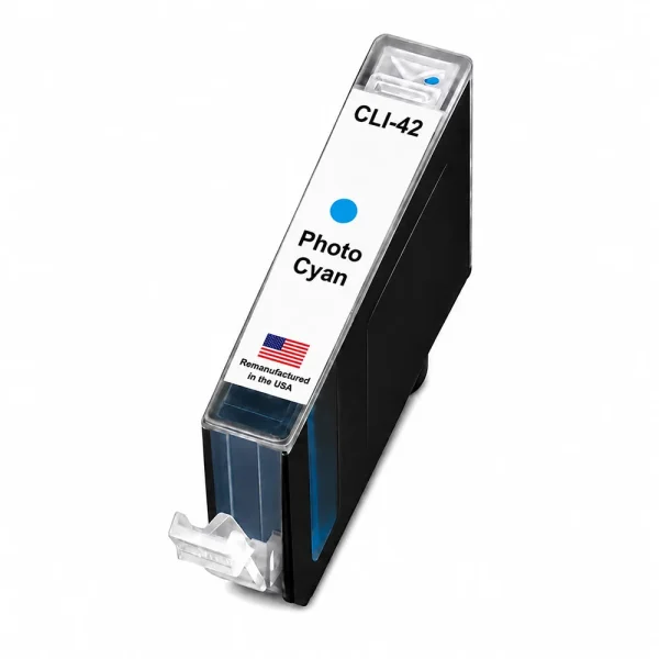U.S. Remanufactured for Canon CLI-42 Photo Cyan Ink Cartridge