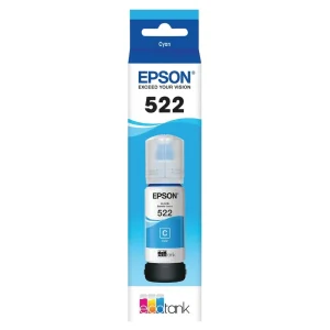 New, Pre-Owned - Epson 522 High-Yield Cyan Ink Cartridge, T522220