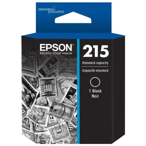 New, Pre-Owned - Epson T215 Standard-Yield Black Ink Cartridge, T215120-S