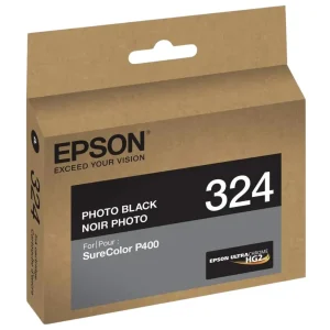 New, Pre-Owned - Epson 324 Standard-Yield Photo Black UltraChrome HG2 Ink Cartridge, T324120