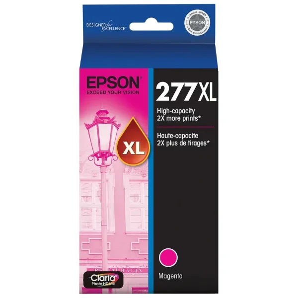 New, Pre-Owned - Epson 277XL High-Yield Magenta Inkjet Cartridge, T277XL320-S