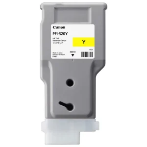 New, Pre-Owned - PFI-320Y 300ml High-Yield Yellow Ink Cartridge, 2893C001AA