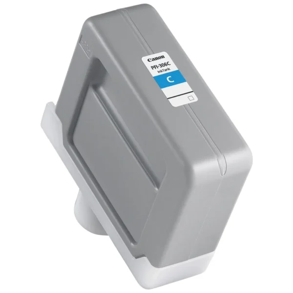 New, Pre-Owned - PFI-306C Standard-Yield Cyan Ink Cartridge, 6658B001