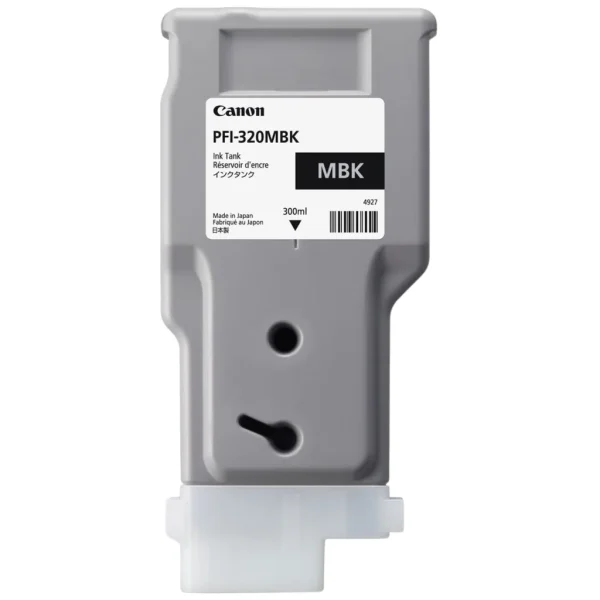 New, Pre-Owned - PFI-320MBK 300ml High-Yield Matte Black Ink Cartridge, 2889C001AA