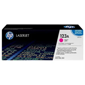 New, Pre-Owned - HP 123A Magenta LaserJet Toner Cartridge, Q3973A