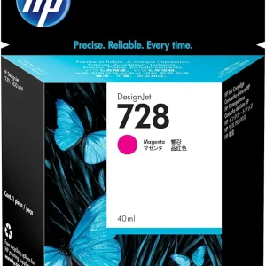 New, Pre-Owned - HP 728 High Yield Magenta Ink Cartridge, F9J62A