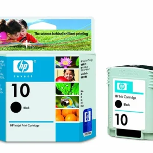 New, Pre-Owned - HP 10 Standard-Yield Black Inkjet Cartridge, C4840A