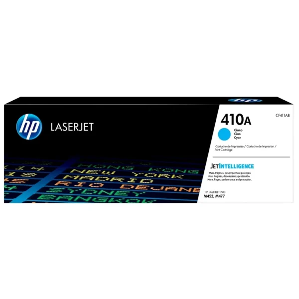 New, Pre-Owned - HP 410A Standard-Yield Cyan Laser Toner Cartridge, CF411A