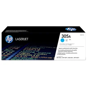 New, Pre-Owned - HP 305A Standard Yield Cyan Toner Cartridge, CE411A