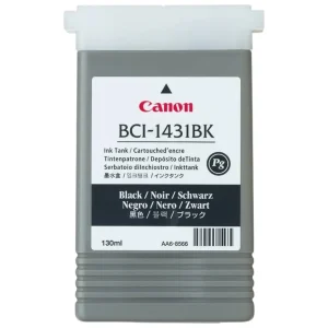 New, Pre-Owned - Canon BCI-1431BK Black Ink Cartridge, 8963A001