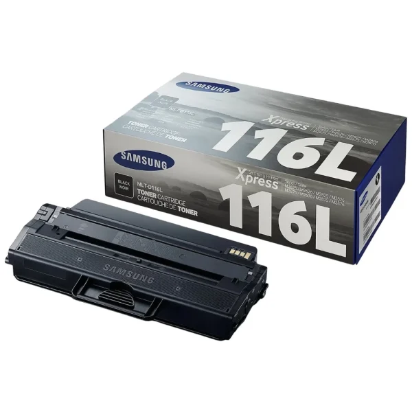 New, Pre-Owned - Samsung MLT-D116L High Yield Black Toner Cartridge