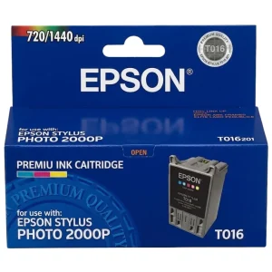 New, Pre-Owned - Epson T016 Color Ink Cartridge, T016201