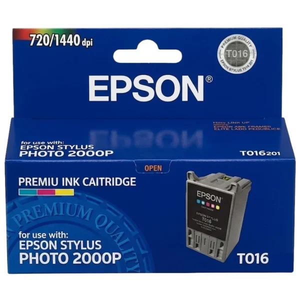 New, Pre-Owned - Epson T016 Color Ink Cartridge, T016201