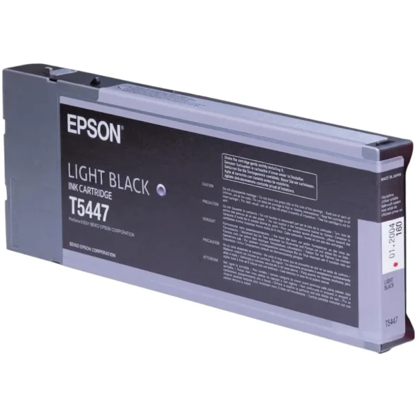 New, Pre-Owned - Epson T544 High Yield Light Black 220ml Ink Cartridge, T544700