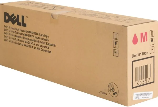 New, Pre-Owned - Dell 5110cn Magenta Toner Cartridge, KD557