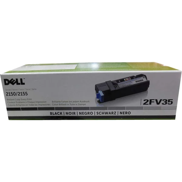New, Pre-Owned - Dell 2150/2155 Black Toner Cartridge, 2FV35