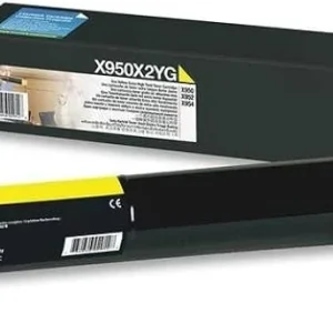 New, Pre-Owned - Lexmark X950, X952, X954 Extra High Yield Yellow Toner Cartridge X950X2YG
