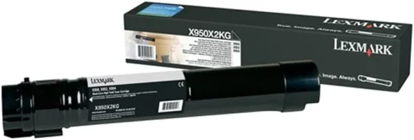 New, Pre-Owned - Lexmark Extra High Yield Black Toner Cartridge, X950X2KG