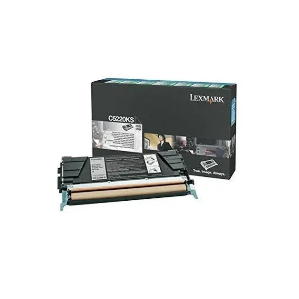 New, Pre-Owned - Lexmark C522, C524, C53x Black Toner Cartridge C5220KS