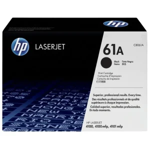 New, Pre-Owned - HP 61A Black Toner Cartridge, C8061A