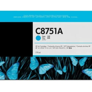 New, Pre-Owned - HP C8751A Cyan Ink Cartridge