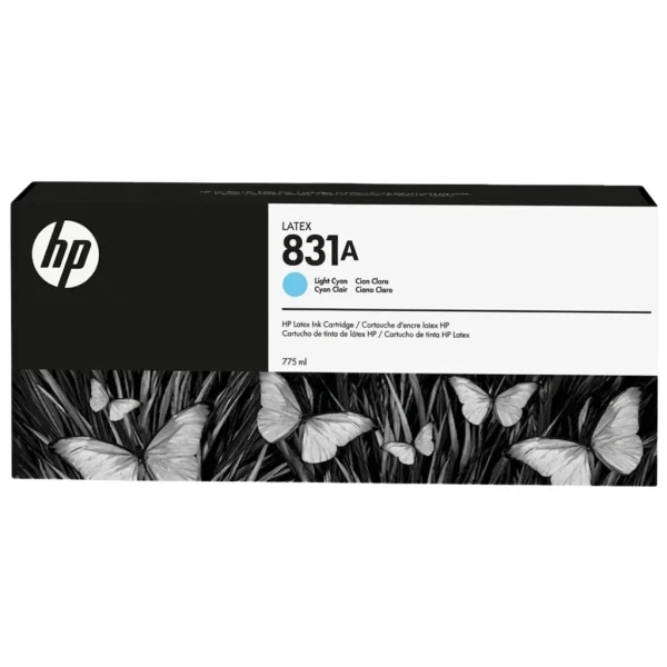 New, Pre-Owned - HP 831A Light Cyan 775ml Ink Cartridge, CZ686A