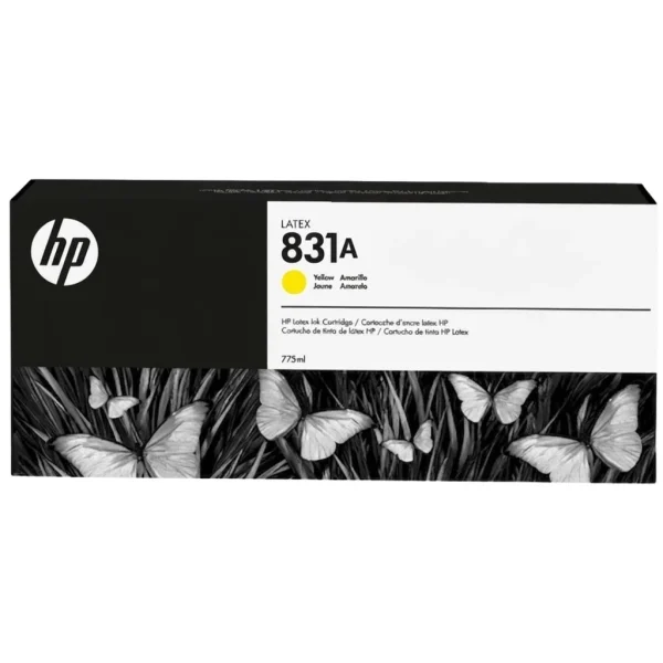 New, Pre-Owned - HP 831A Yellow 775ml Ink Cartridge, CZ685A