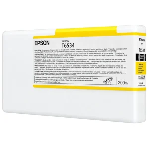 New, Pre-Owned - Epson T653 Yellow Ink Cartridge, T653400