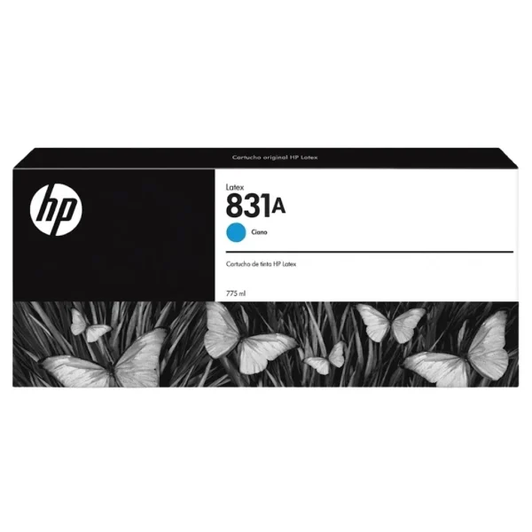 New, Pre-Owned - HP 831A Cyan 775ml Ink Cartridge, CZ683A
