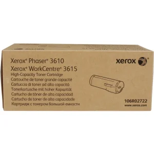 New, Pre-Owned - Xerox Phaser 3610/Work Centre 3615 Black Toner Cartridge, 106R02722