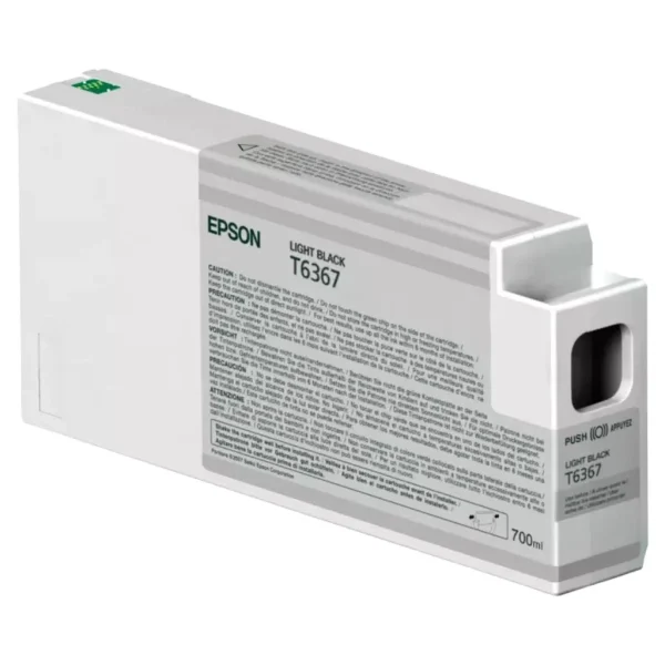 New, Pre-Owned - Epson T6367 Light Black Ink Cartridge, T636700