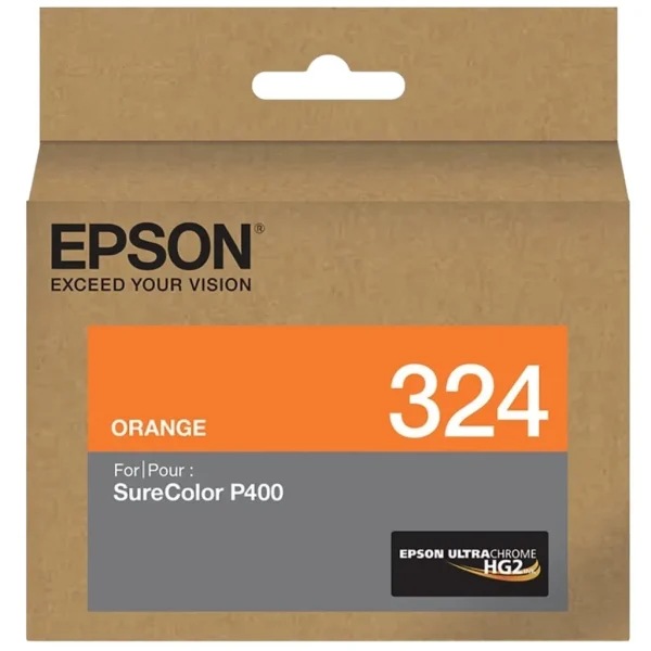 New, Pre-Owned - Epson 324 Orange UltraChrome HG2 Ink Cartridge, T324920