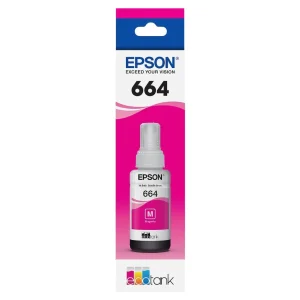 New, Pre-Owned - Epson 664 Ultra High-Yield Magenta Ink Bottle, T664320-S