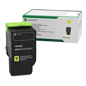 New, Pre-Owned - Lexmark 76C0HY0 High Yield Yellow Laser Toner Cartridge