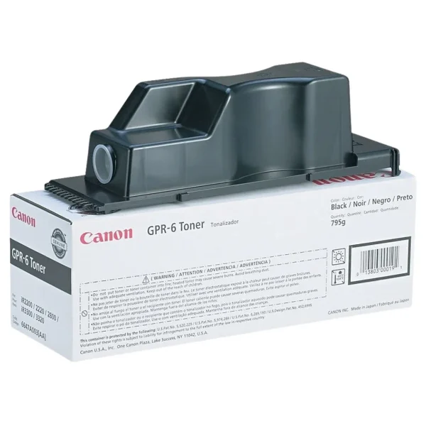 New, Pre-Owned - GPR-6 High Yield Black LaserJet Toner Cartridge, 6647A003AA