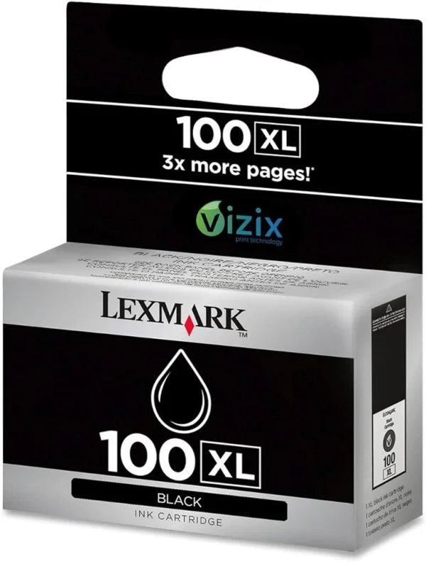 New, Pre-Owned - Lexmark 14N1092 100XL Black Ink Cartridge