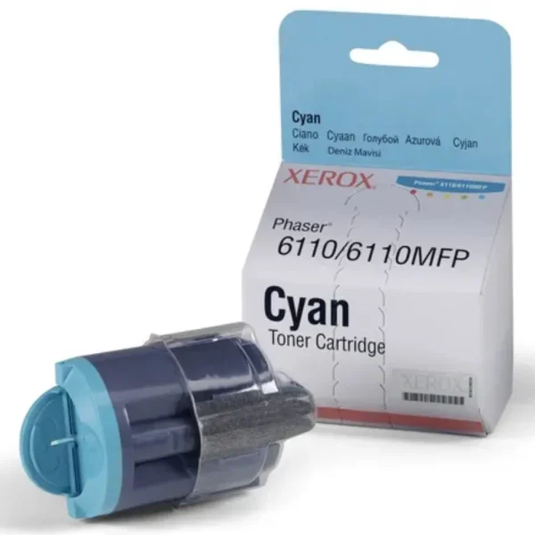 New, Pre-Owned - Xerox Phaser 6110 Cyan Standard Capacity Toner Cartridge - 106R01271