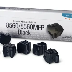 New, Pre-Owned - Xerox Phaser 8560 Black Solid Ink Pack (6 Sticks) 108R00727