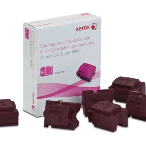 New, Pre-Owned - Xerox ColorQube Ink Magenta, ColorQube 8900 (6 Sticks), 108R01015