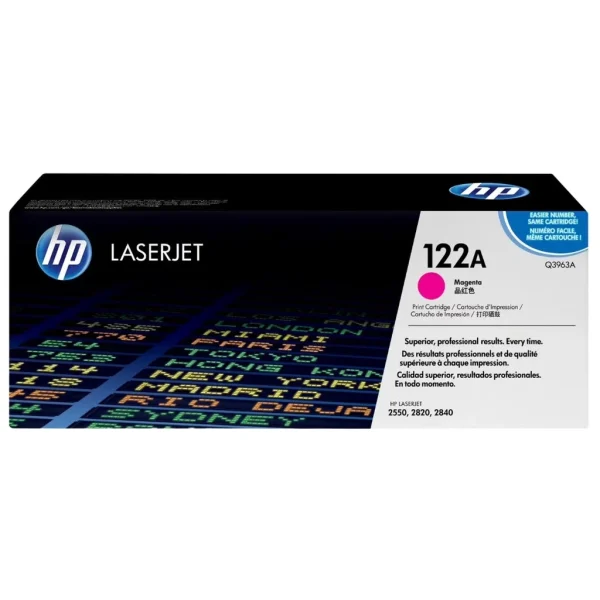 New, Pre-Owned - HP 122A (Q3963A) Magenta New, Pre-Owned - LaserJet Toner Cartridge