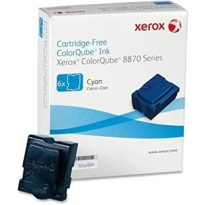 New, Pre-Owned - Xerox ColorQube 8870 / 8880 Cyan Solid Ink Pack (6 Sticks), 108R00950