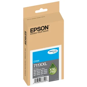 New, Pre-Owned - Epson 711XXL Cyan Extra High Capacity Ink Cartridge