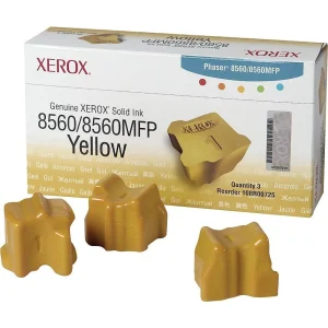 New, Pre-Owned - Xerox Phaser 8560 Yellow Solid Ink Pack (3 Sticks) 108R00725