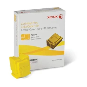 New, Pre-Owned - Xerox ColorQube 8870 / 8880 Yellow Solid Ink Pack (6 Sticks), 108R00952