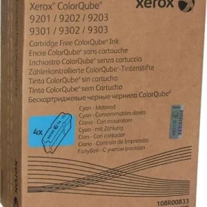 New, Pre-Owned - Xerox OEM 108R00829 4-Pack Cyan Solid Ink Sticks