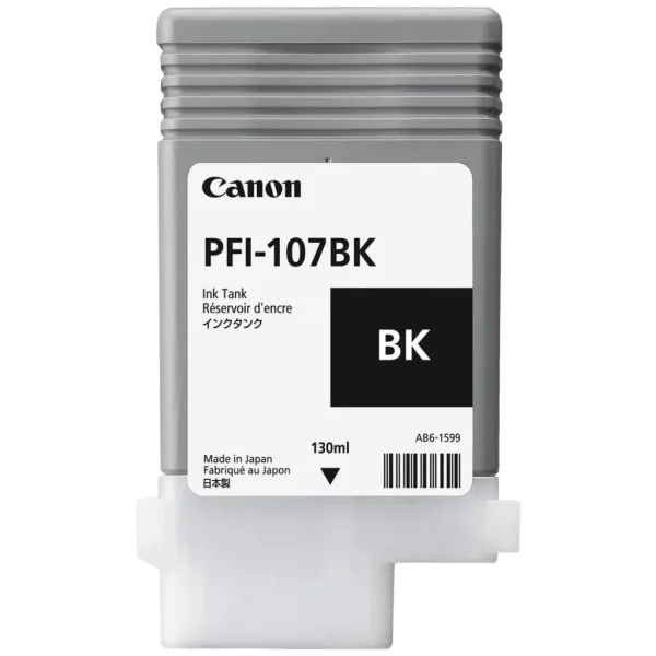 New, Pre-Owned - Canon PFI-107 130mL Black Ink Cartridge