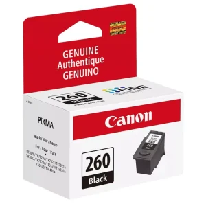 New, Pre-Owned - Canon PG-260 Black Standard Yield Ink Cartridge
