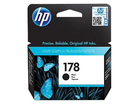 New, Pre-Owned - HP 178 Black (CB316HE) Ink Cartridge